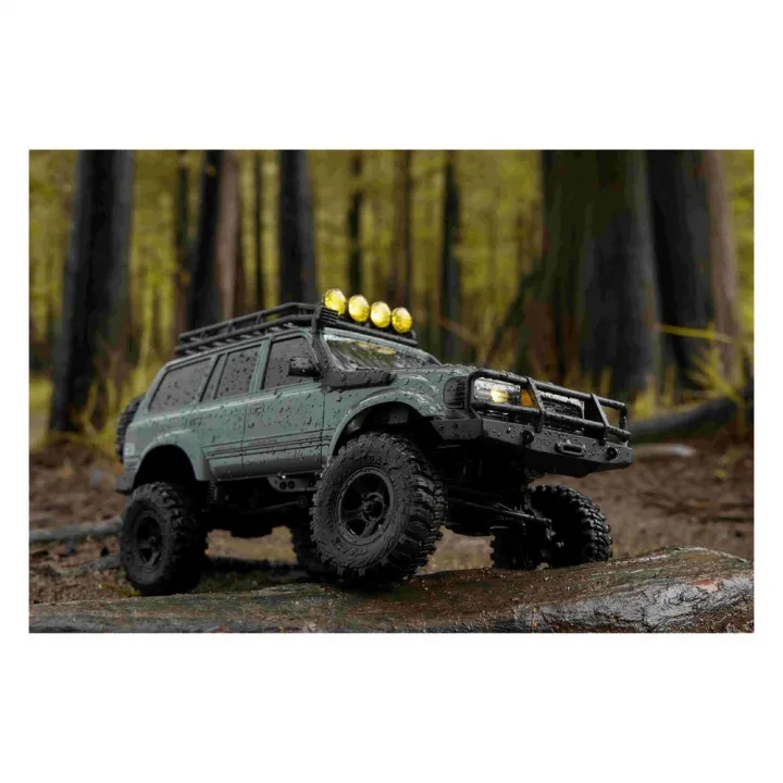 Радиоуправляемый краулер FMS FCX18 Toyota Land Cruiser 80 V2 1:18 RTR, серый