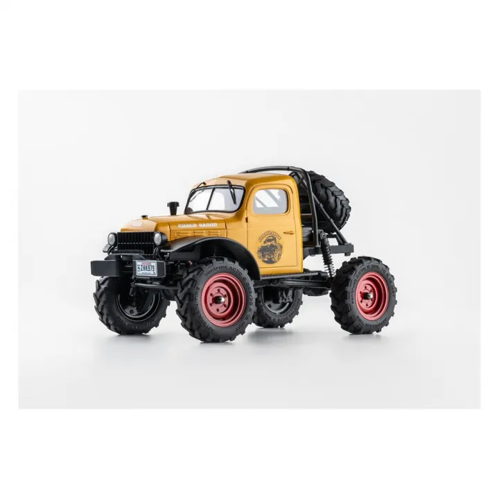 Радиоуправляемый краулер FMS FCX24 Power Wagon V2 1:24 RTR, желтый