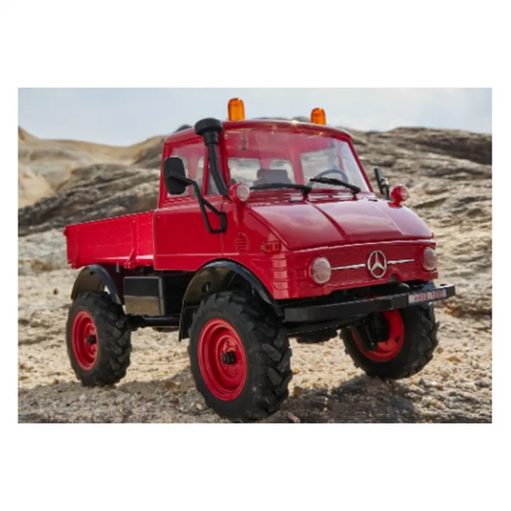 Радиоуправляемый краулер FMS FCX24 Unimog 1:24 4WD RTR, красный
