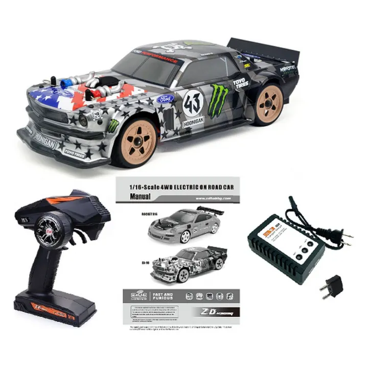 Радиоуправляемый туринг ZD Racing EX16-01 1:16 4WD бесколлекторный RTR
