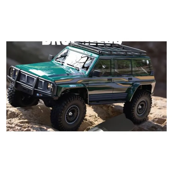 Радиоуправляемый краулер YK4107 Brushless 1:10, портальные мосты, блокировки с пульта
