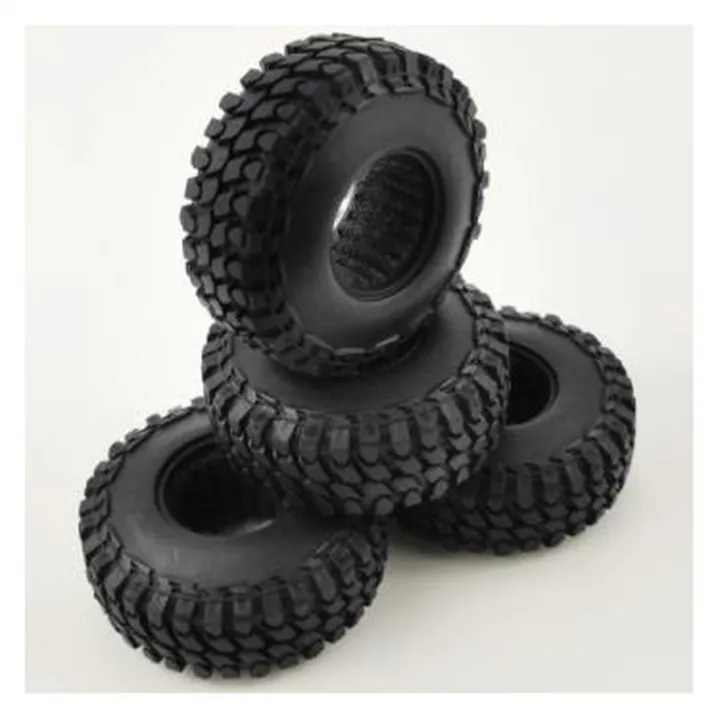 Шины краулерные 55x20 мм со вставками для Axial SCX24, комплект 4 шт