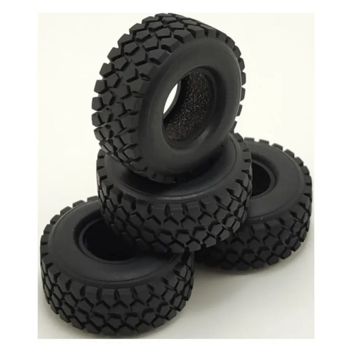 Шины краулерные Stone 55x23 мм со вставками для Axial SCX24, комплект 4 шт