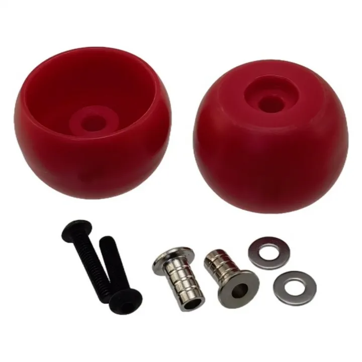 Колёса боковые страховочные для мотоцикла Losi Promoto MX 1:4, комплект, красный