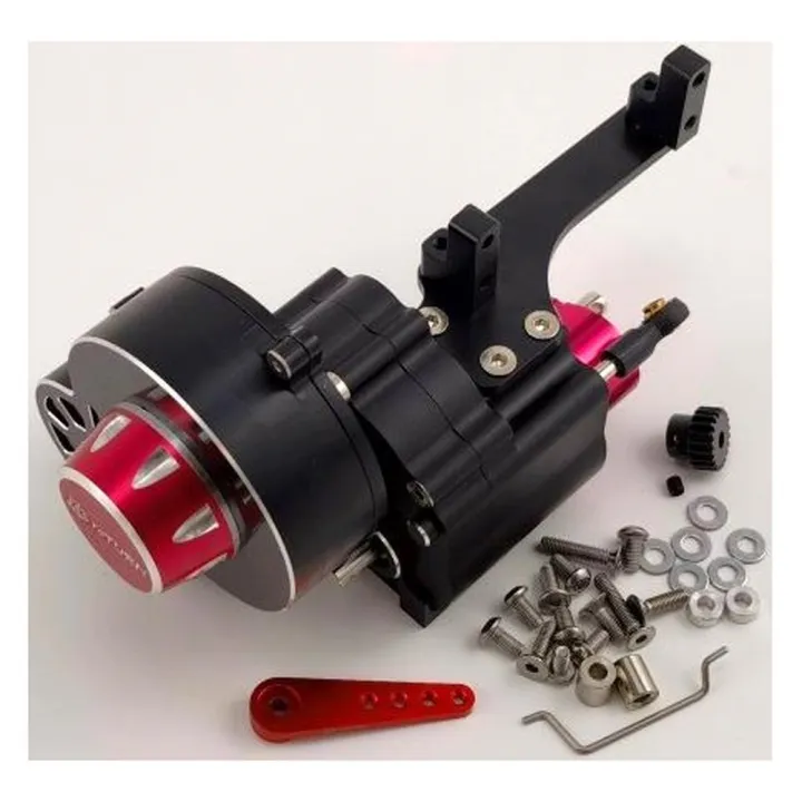 КПП центральная двухскоростная реверсивная в сборе для Axial SCX10 I/II/III