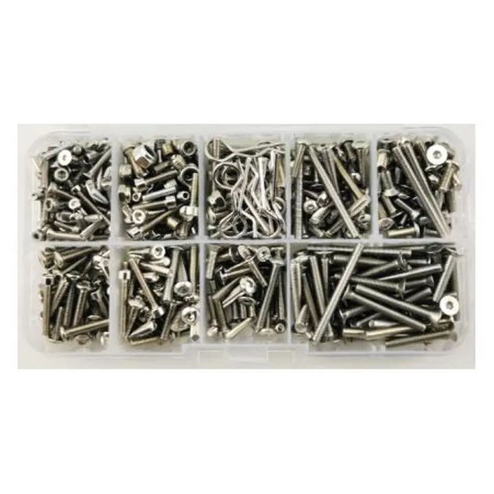 Набор винтов из нержавеющей стали в боксе для Axial SCX10 III и Capra 1.9 UTB