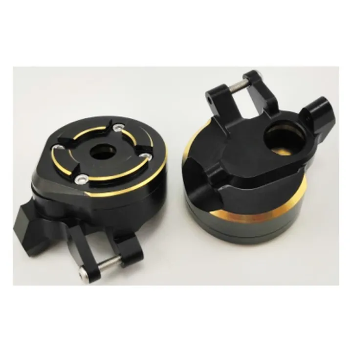 Корпуса портальных мостов латунные для Axial Capra 1.9, SCX10 III, 2 шт по 145 г