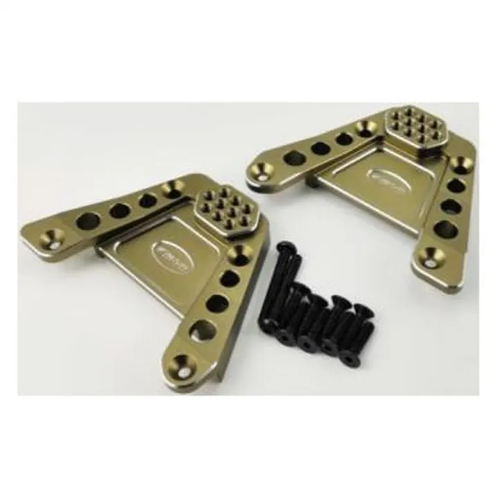Стойка амортизаторов задняя алюминиевая для Axial SCX6, красная