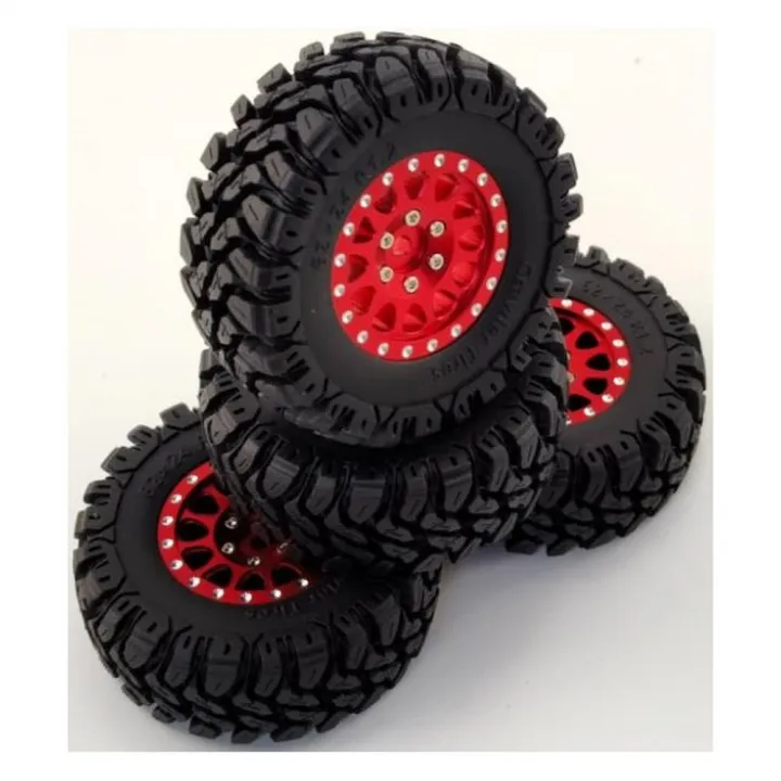 Колёса 1.2" с beadlock-дисками для Traxxas TRX-4M, синие (тип A), 4 шт