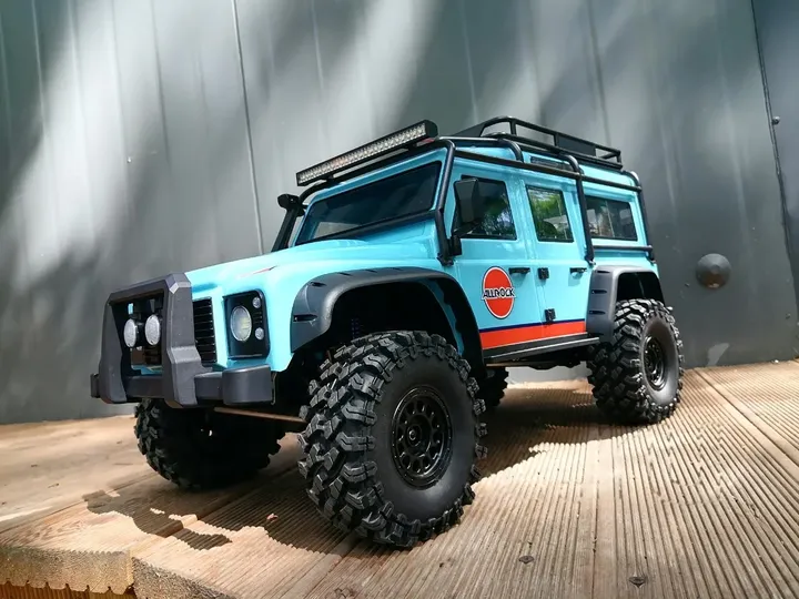 MJX H8H V5 All-Rock 1:8 — вид спереди сбоку