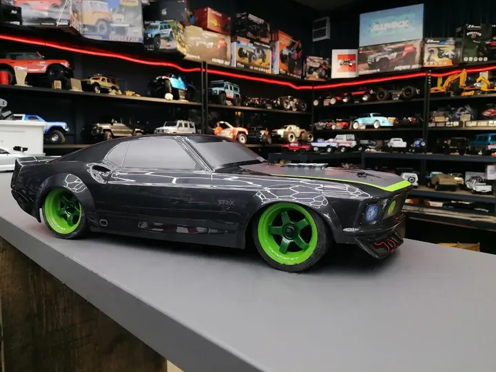 HPI RS4 Sport 3 Ford Mustang 1969 — вид сверху сбоку