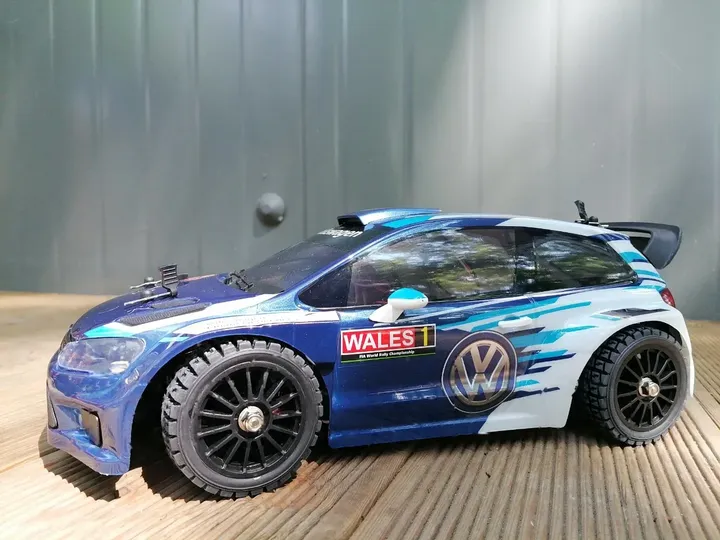 MJX Polo R WRC 2015 1:14 — вид сбоку