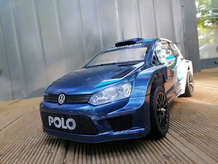 MJX Hyper Go 10304 Polo R WRC 1:10 — вид спереди