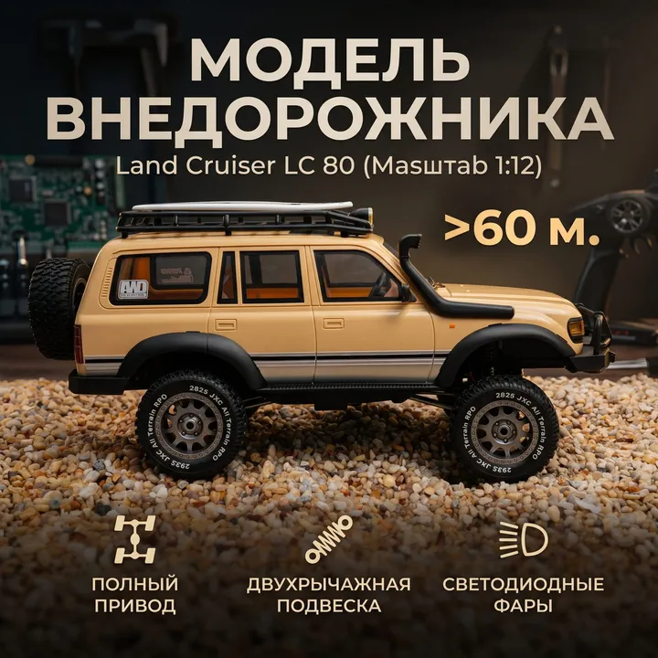 Land Cruiser LC 80 1:12 — карточка с характеристиками