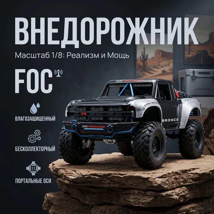 MJX H8P Ford Bronco — карточка с характеристиками